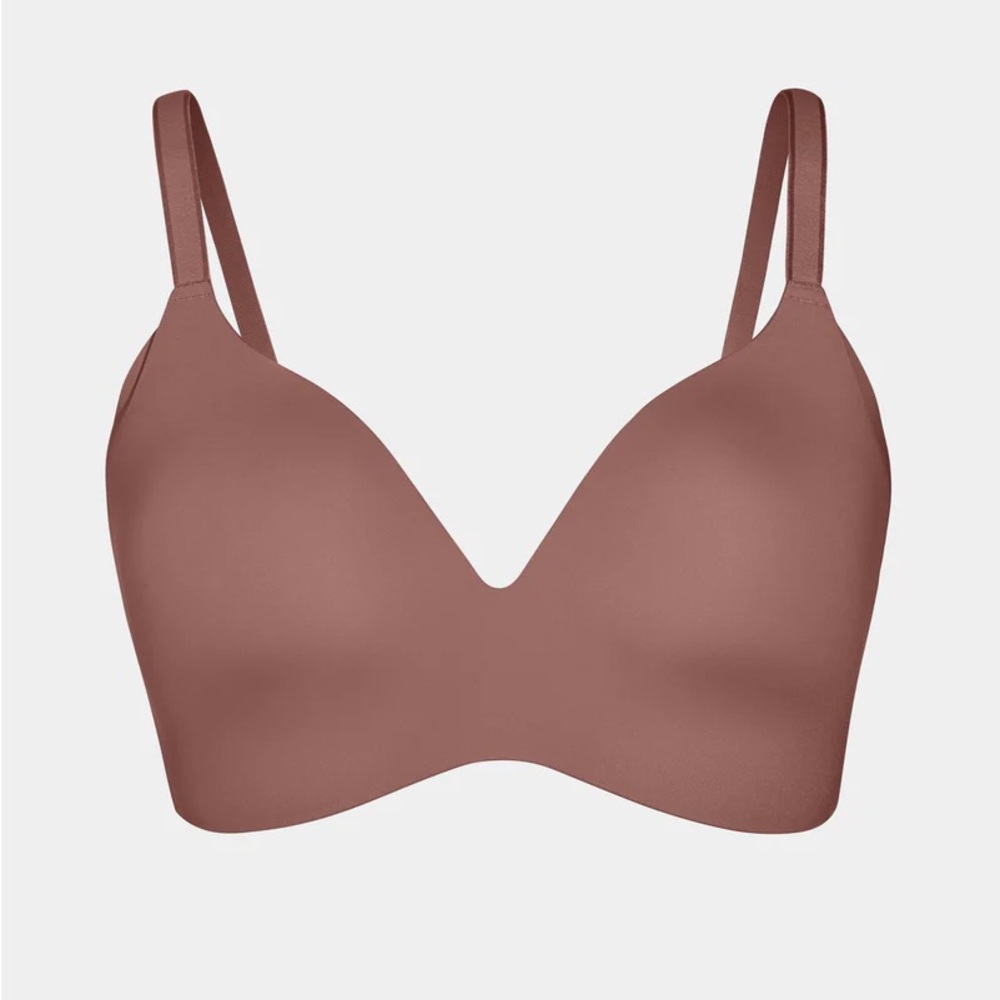Knix Wingwoman’s Contour Bra 7++ Sola Soft Brown NWT Wirelesss NEW